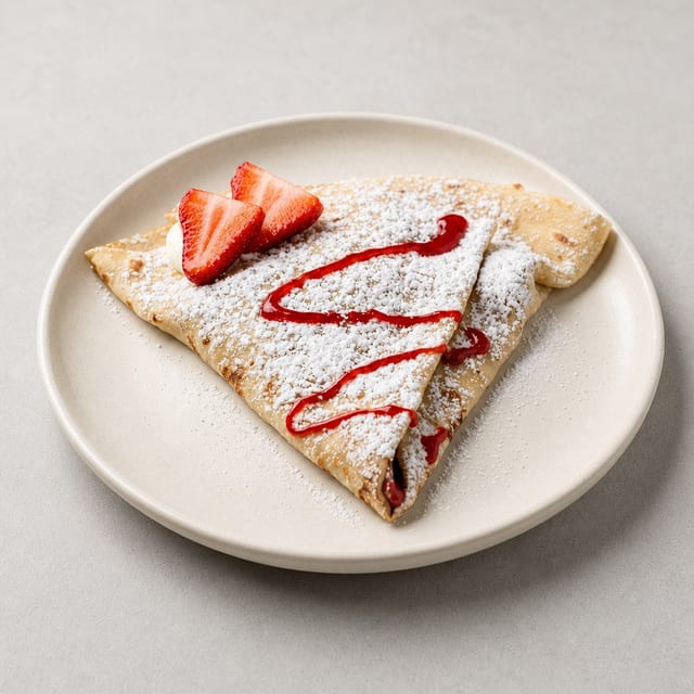 Strawberry Cream Crêpe.
